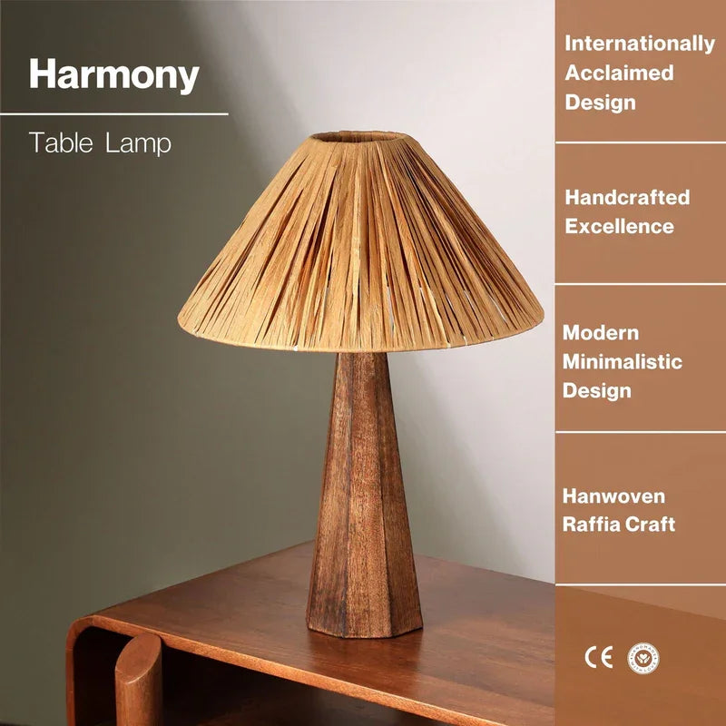 Harmony Table Lamp | Bedside Lampshade For Bedroom