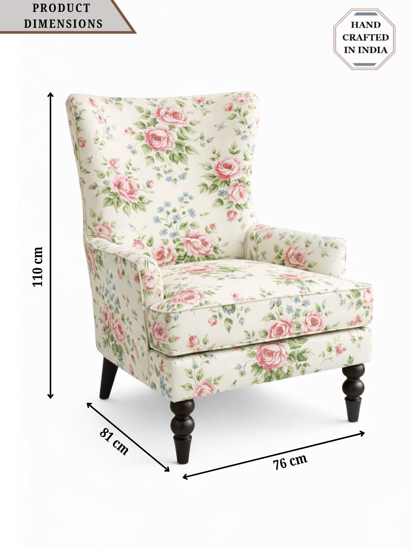 Heritage Blossom Print Armchair