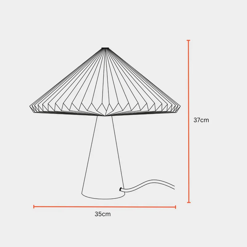 Ballet Table Lamp | Wooden Table Light Lamp for Living Room | Night Lamp for Bedroom