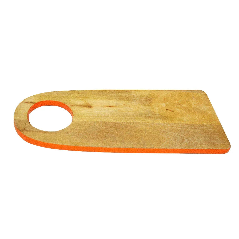 Orange Border Cheese Board Platters for Serving | Chopping Board