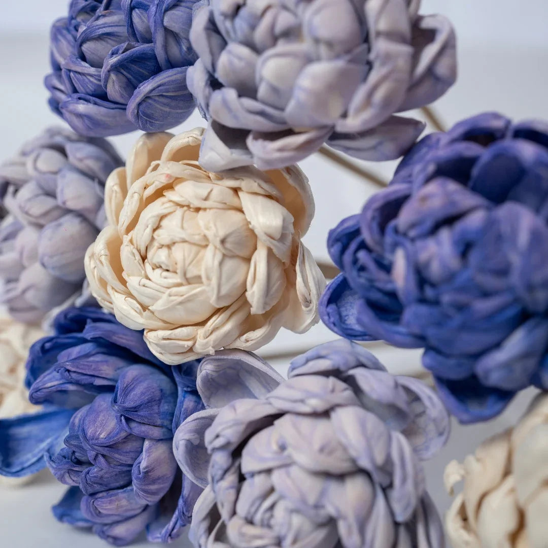 Twisted - 6 cm | Lavender, Purple and White