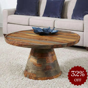 Sante Solid Sheesham Wood Coffee Table for Living Room | Center Table