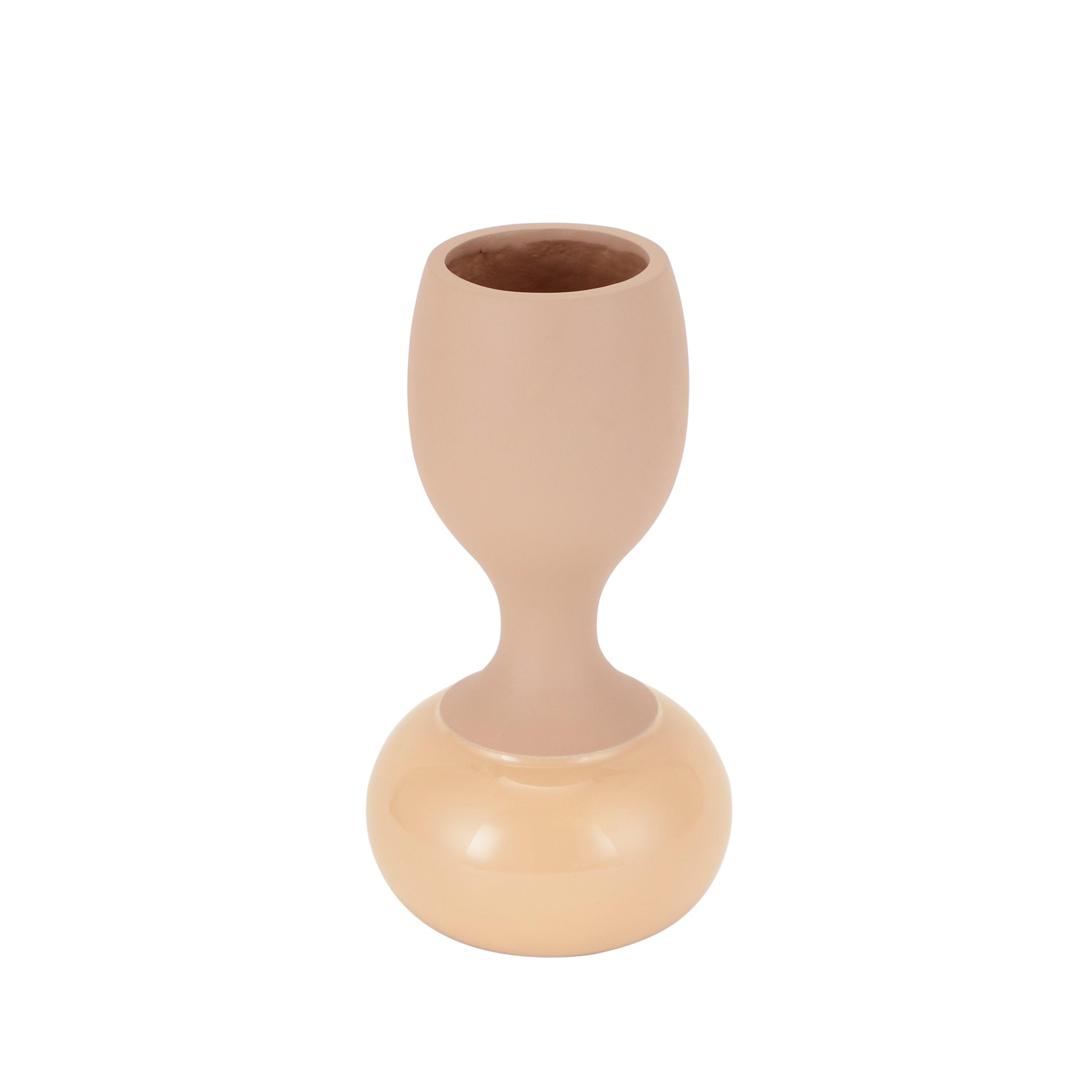 Chalice Enamel Vase With Enamel