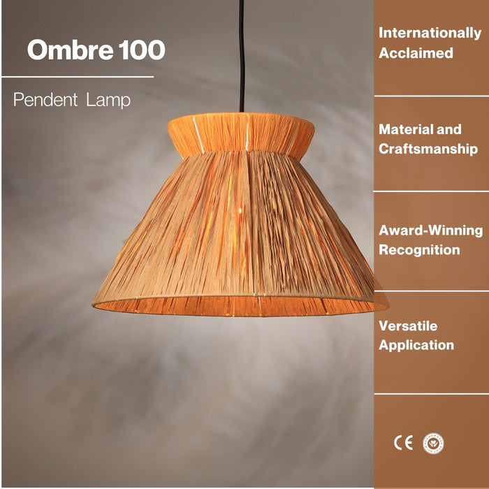 Ombre Pendant 100 Light | Hanging Lamp For Home Decor