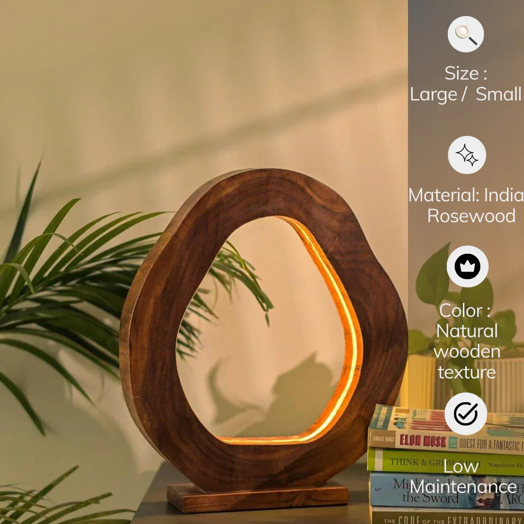 Radiance Illume LED Table Lamp for Living Room | Eco-Friendly Home Decor Lamp