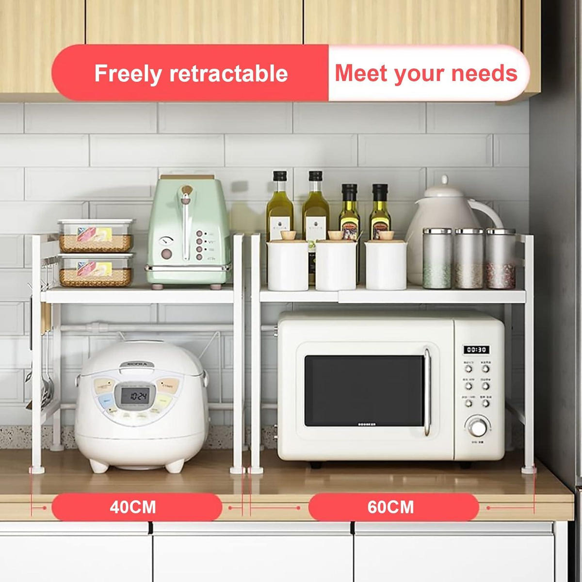 Expandable Microwave Stand