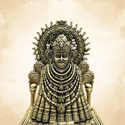 Handcrafted Brass Khatu Shyam Ji Idol Vastu Spiritual for Home Decor