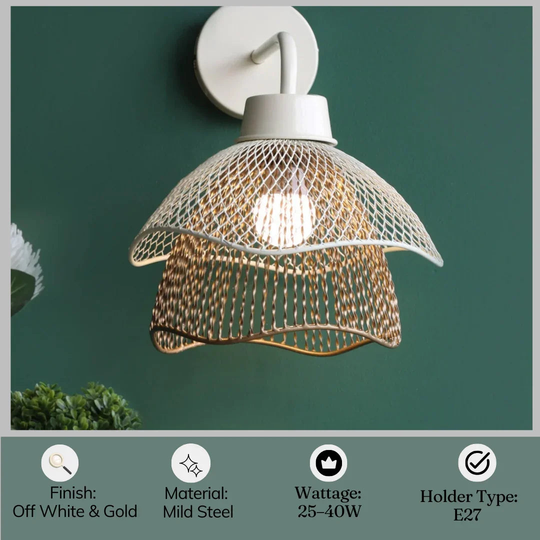 Malawi Jellyfish-Inspired Wall Lamp Light | Scandinavian Style Wall Light for Living Room & Bedroom
