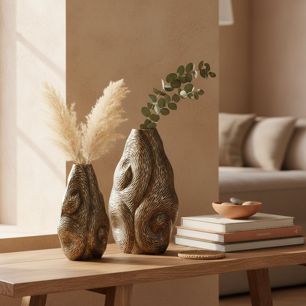 Whorl Vase Set (Oval)