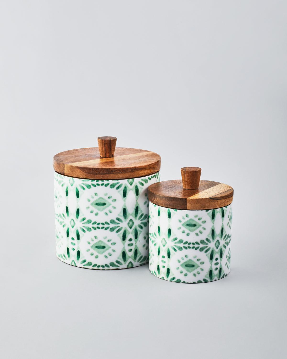 Sigago Wooden Storage Jar