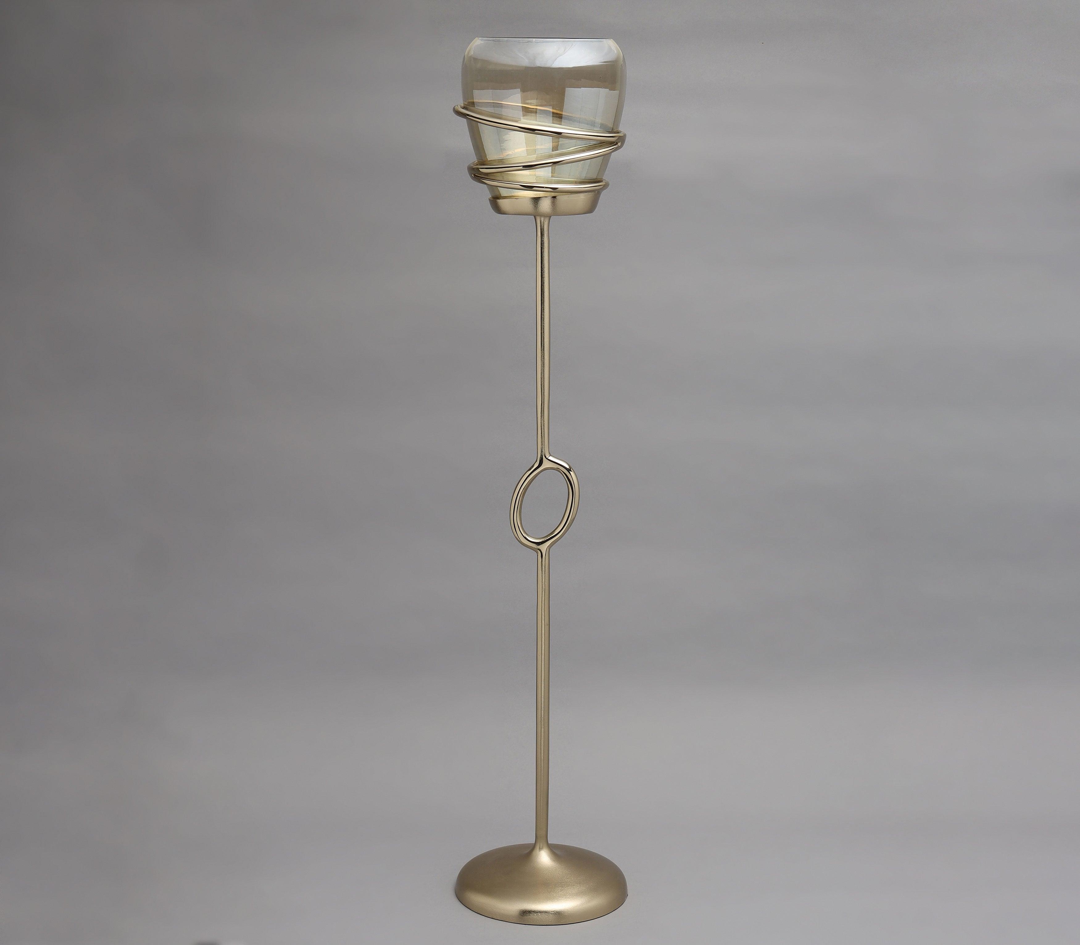 Resplendent Floor Candle Holder