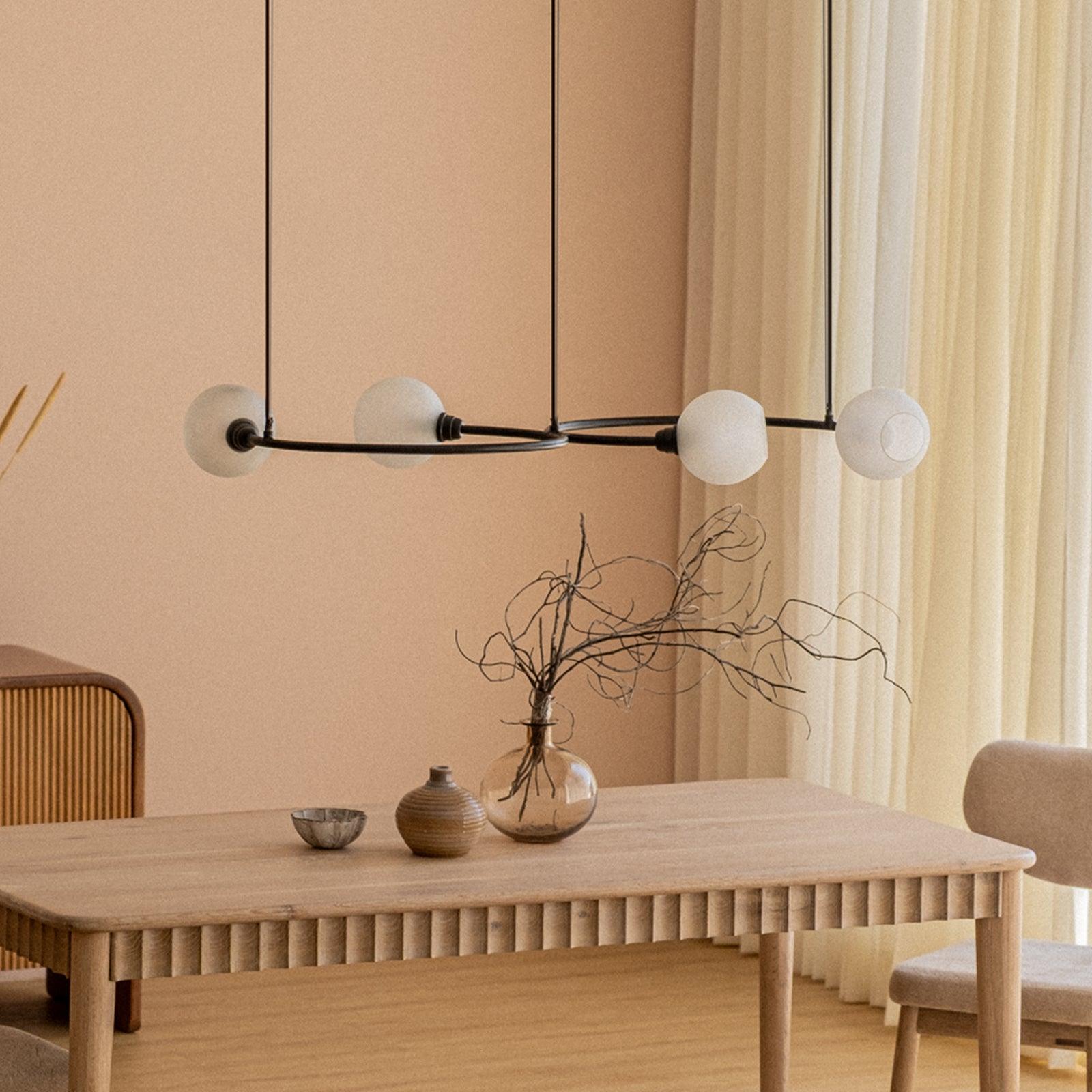 Cici Chandelier | Glass and Mild Steel