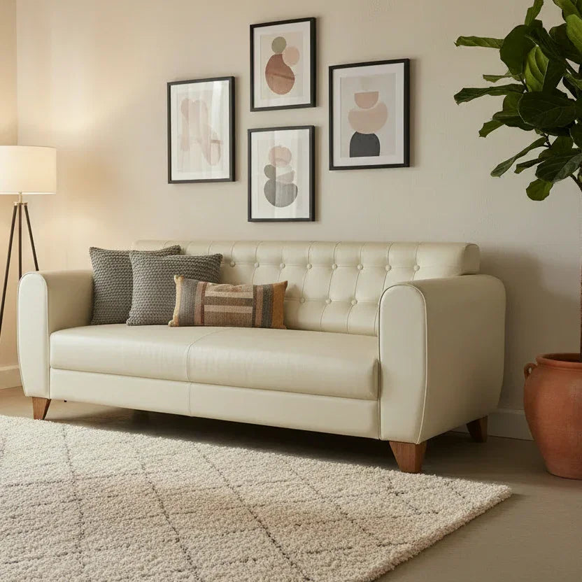 Harry Fabric Sofa (Sylvan Green)