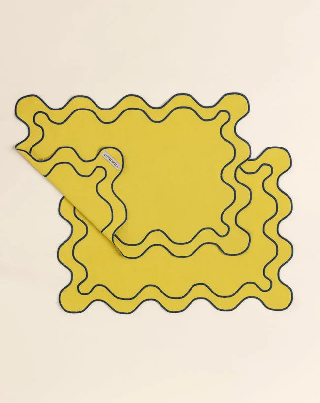 Scalloped Placemats - Set of 2