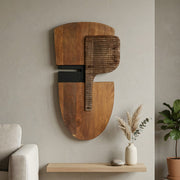 Sorrel Abstract Wooden Wall Panel