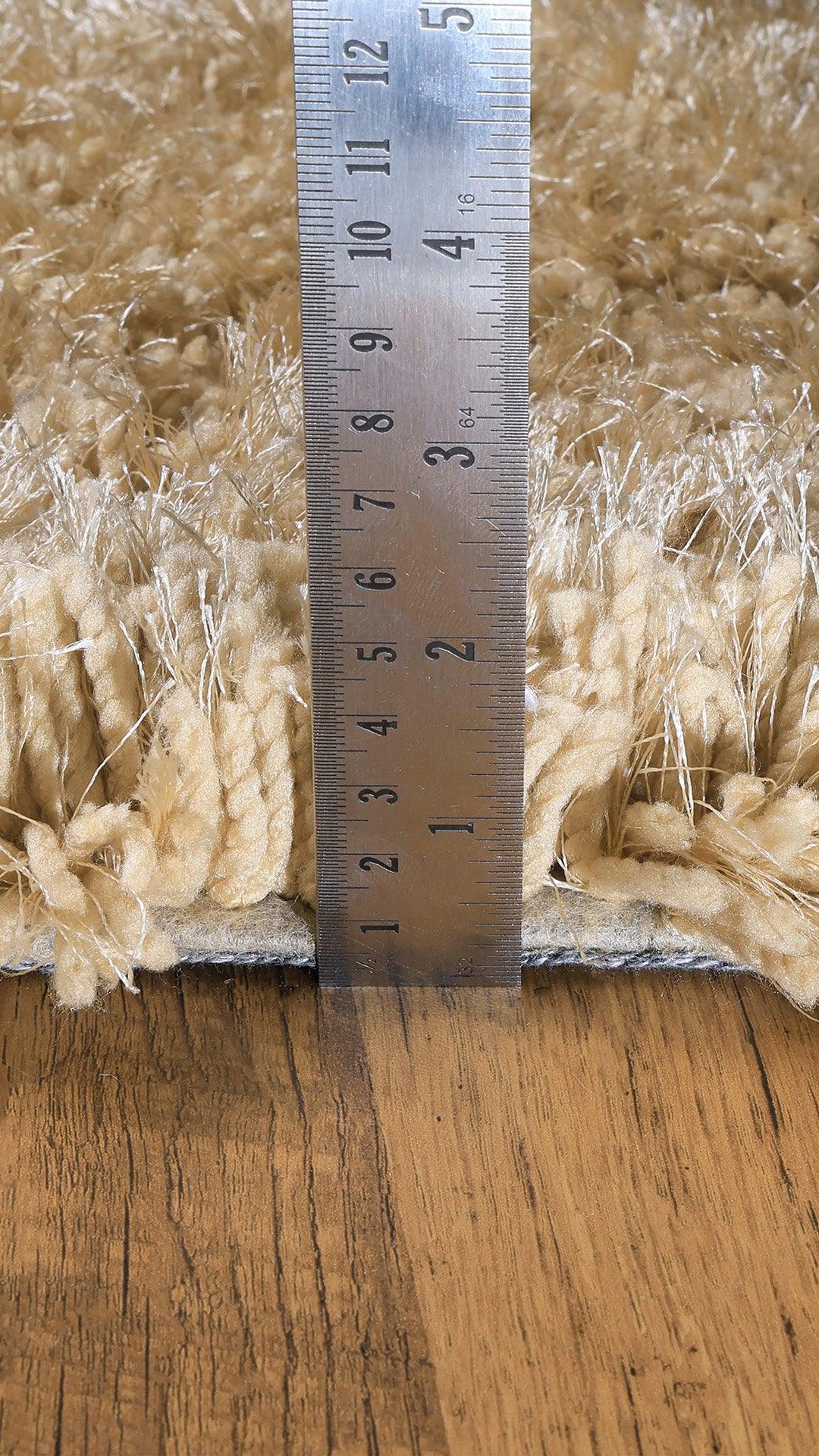 Hand-Tufted Luxury Carpet Rug for Bedroom/Living Area/Home with Anti Slip Backing With Kaleen's Signature Cotton Backing for Long Life Rectangle Echo Beige