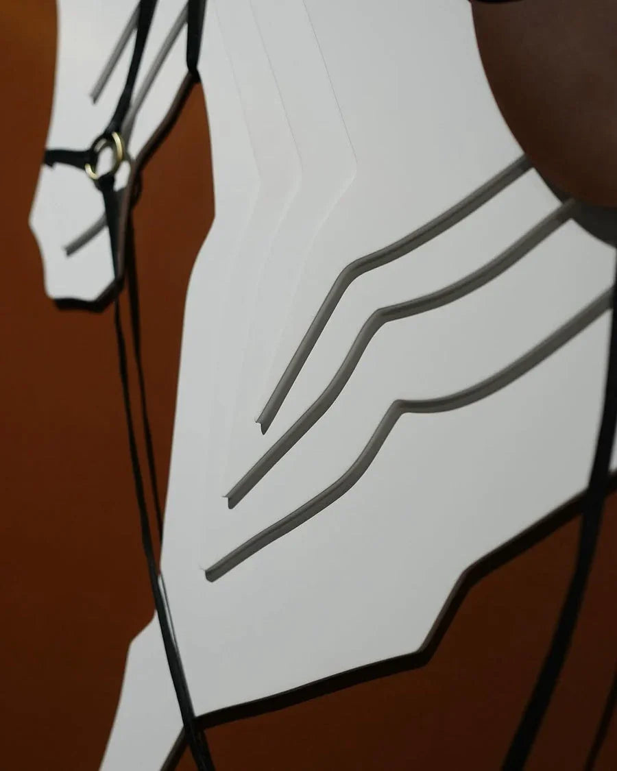 3D Horse Wall Art | Brown, White