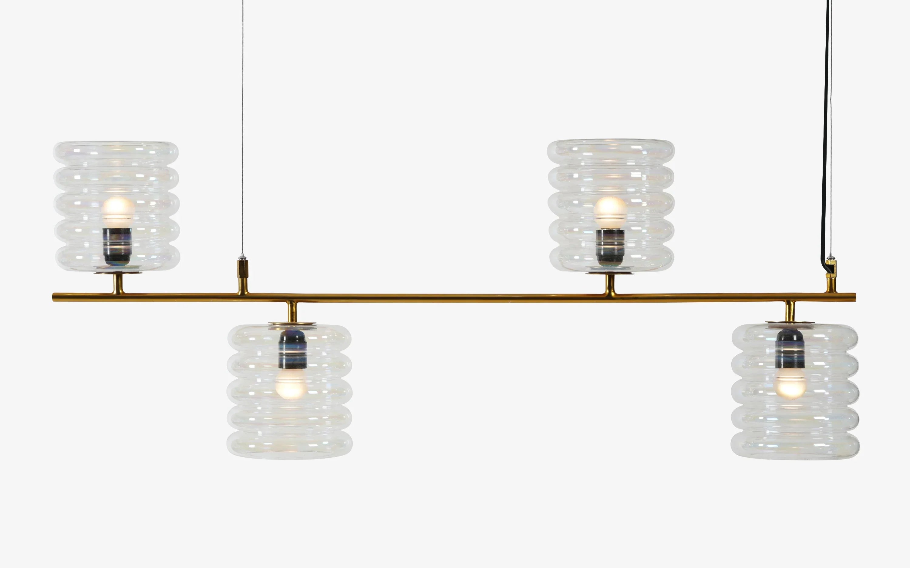Unio Chandelier | Mild Steel and Glass