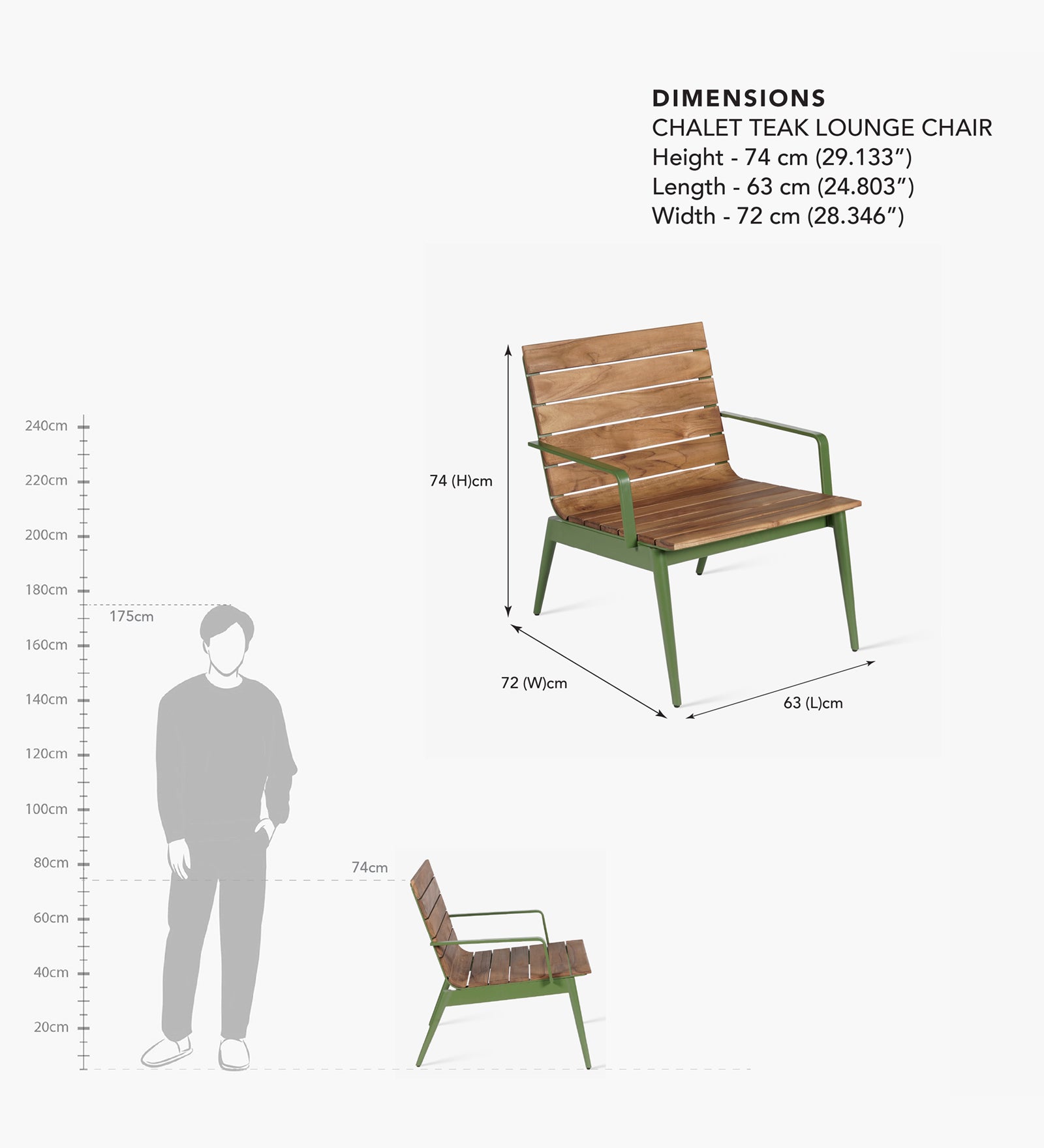 Chalet Teak Lounge Chair