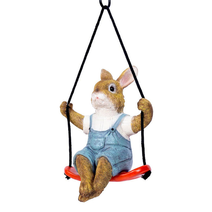 Rabbit On Swing