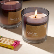 Calm Vanilla & Caramel Vegan Wax Candle - Palm Wax Scented