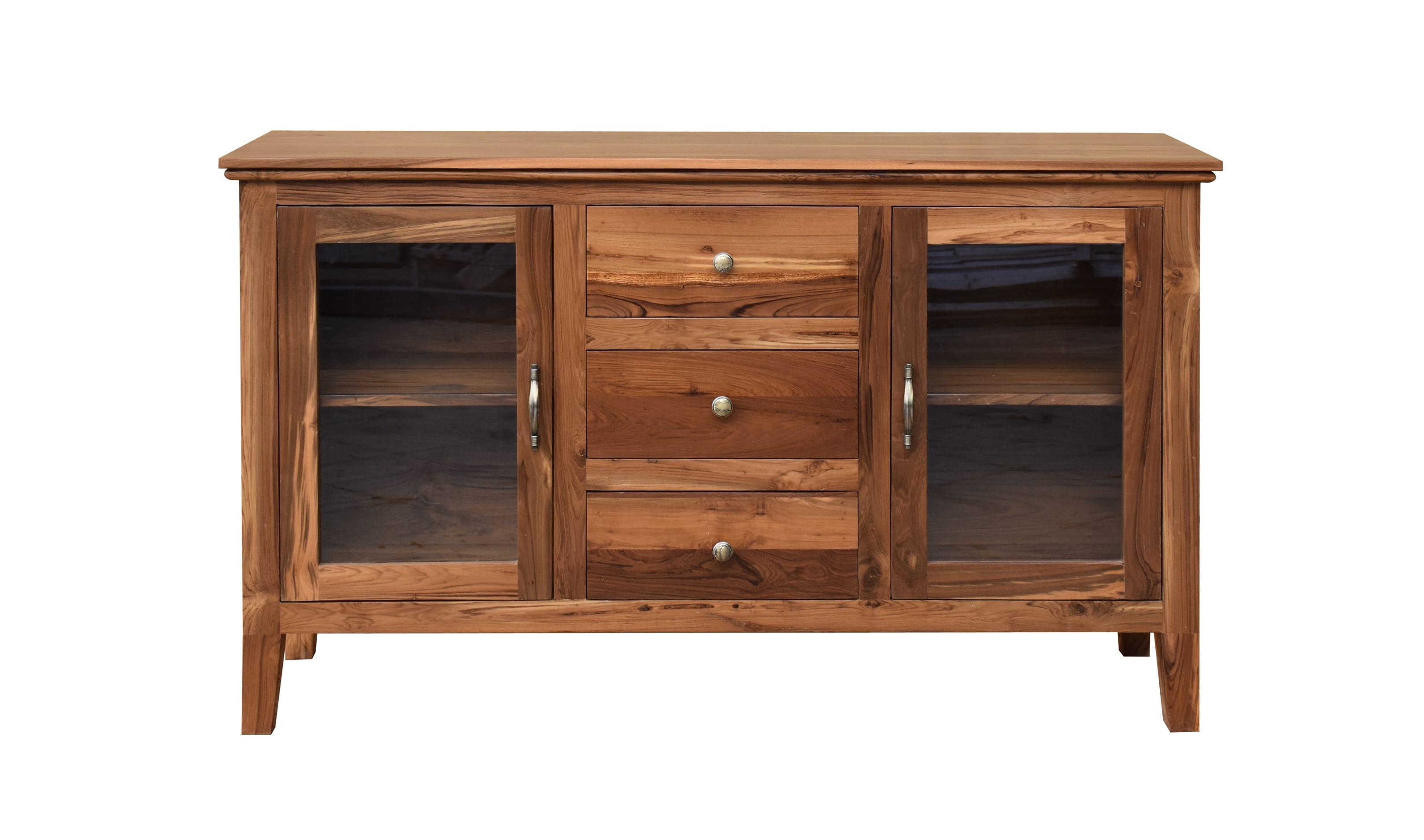 Signature Teak Wood Kitchen Cabinet