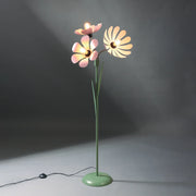 Petal Bloom Floor Lamp | Stainless Steel, Iron, Brass