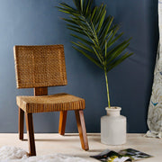 Gio Teak Wood & Cane Chair | Designer Chair for Living Room