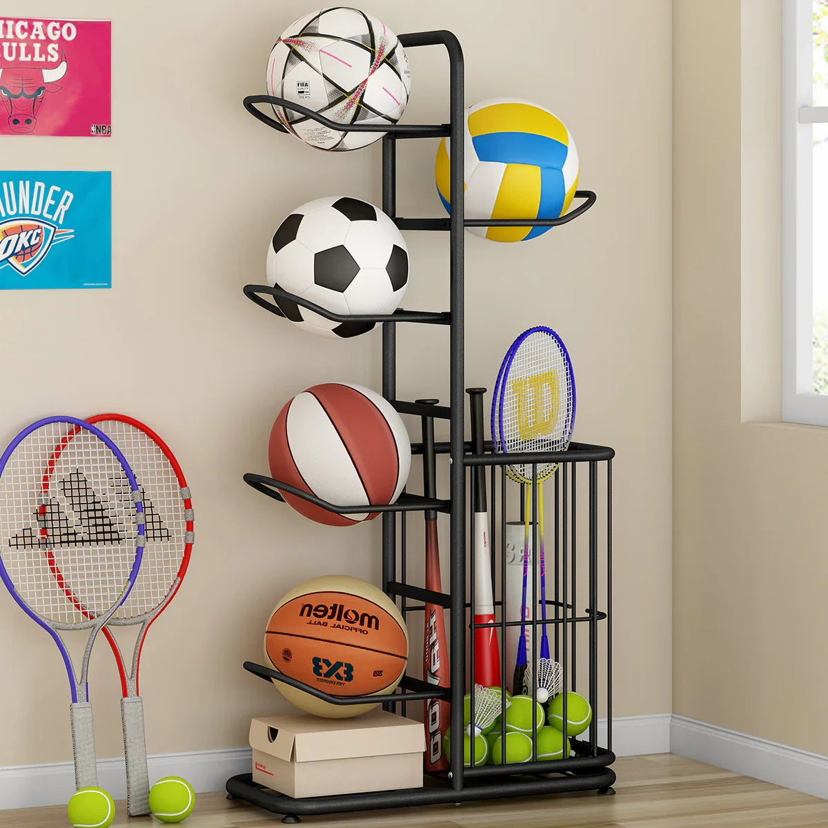SportsNest Pro Organizer Rack