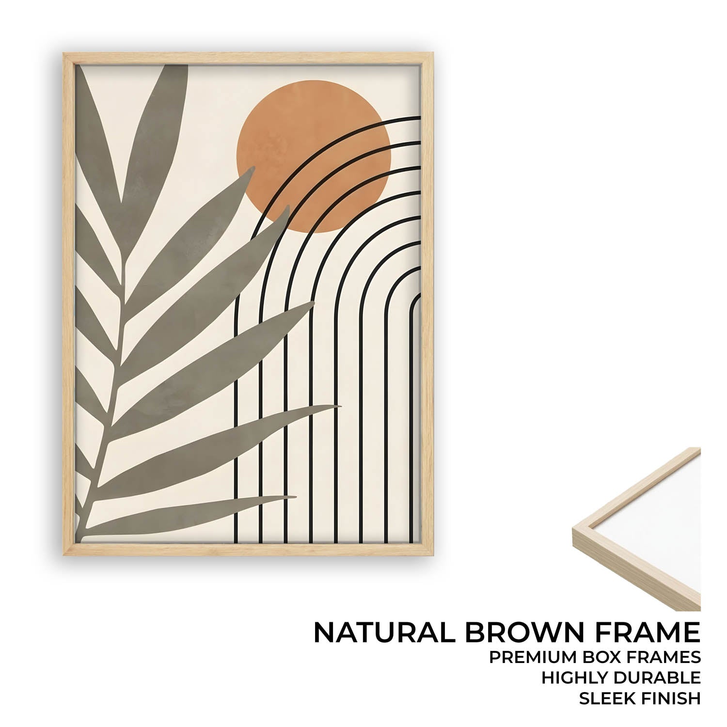 Sunlit Leaves Wall Painting