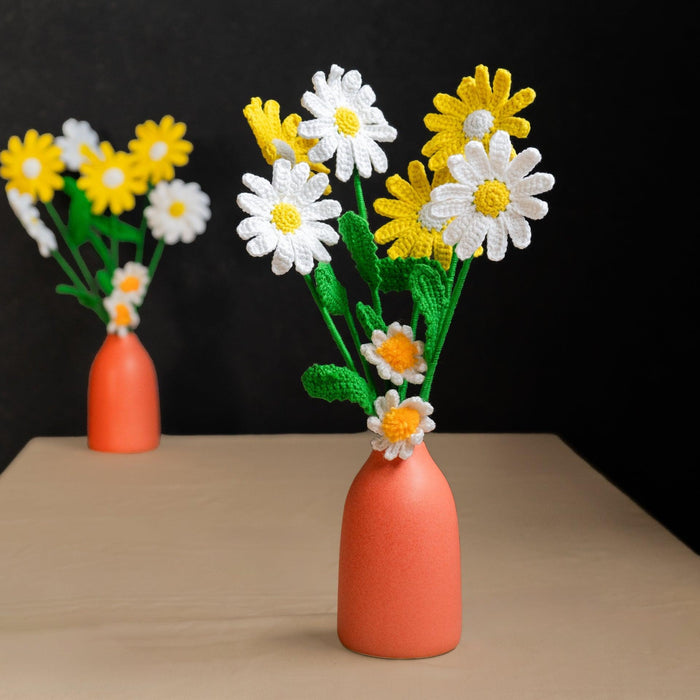 Darling Daisy Vase & Flower Vase for Gifts | Decorative Vase for Table Decor