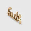 Tabletop Free Standing | Sign-Faith - Gold