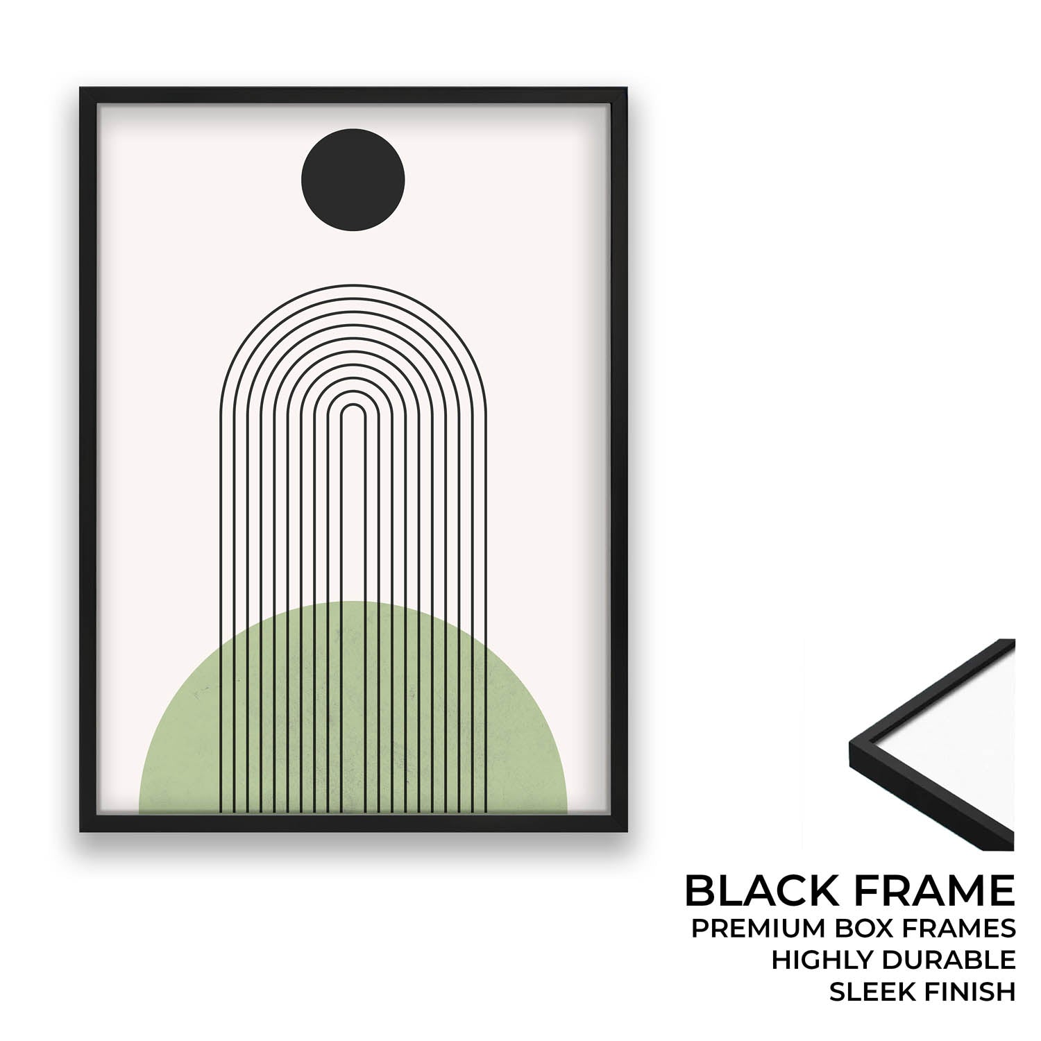 Arco Green Wall Painting