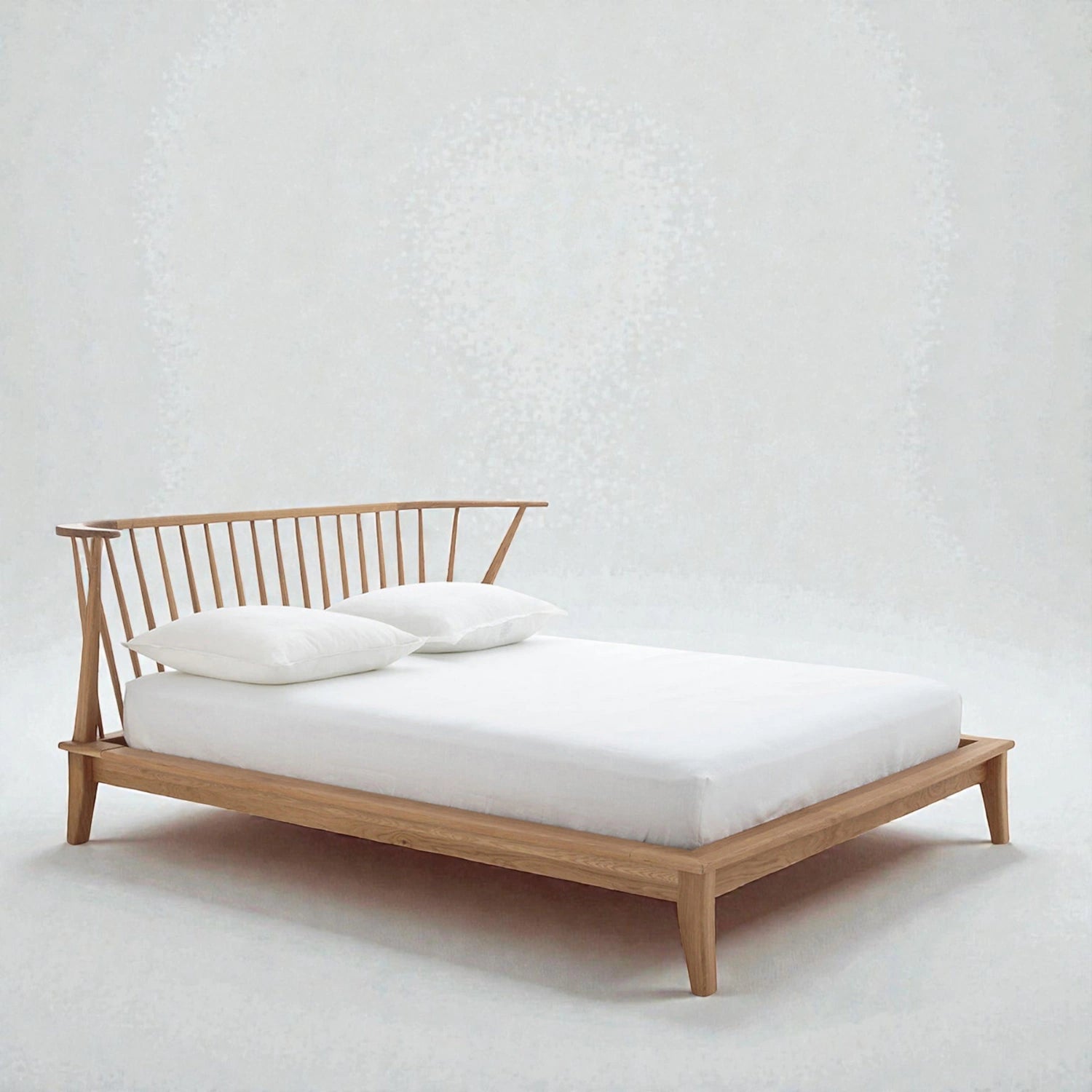 Casdor Solid Ash Wood King Size Bed