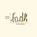 Tabletop Free Standing | Sign-Faith - Gold
