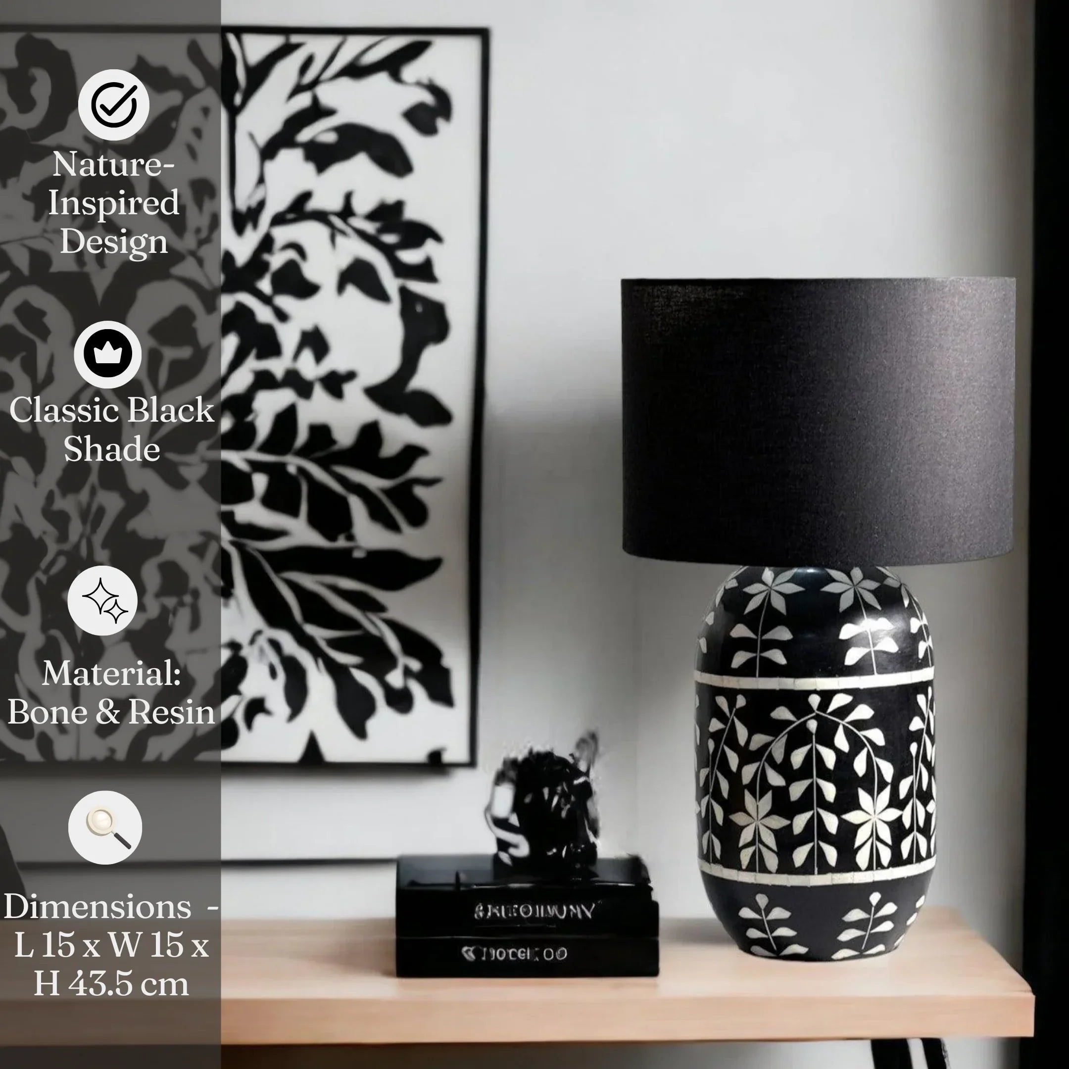 Kalla Petal Table Lamp | Side Table Lighting Home Decor