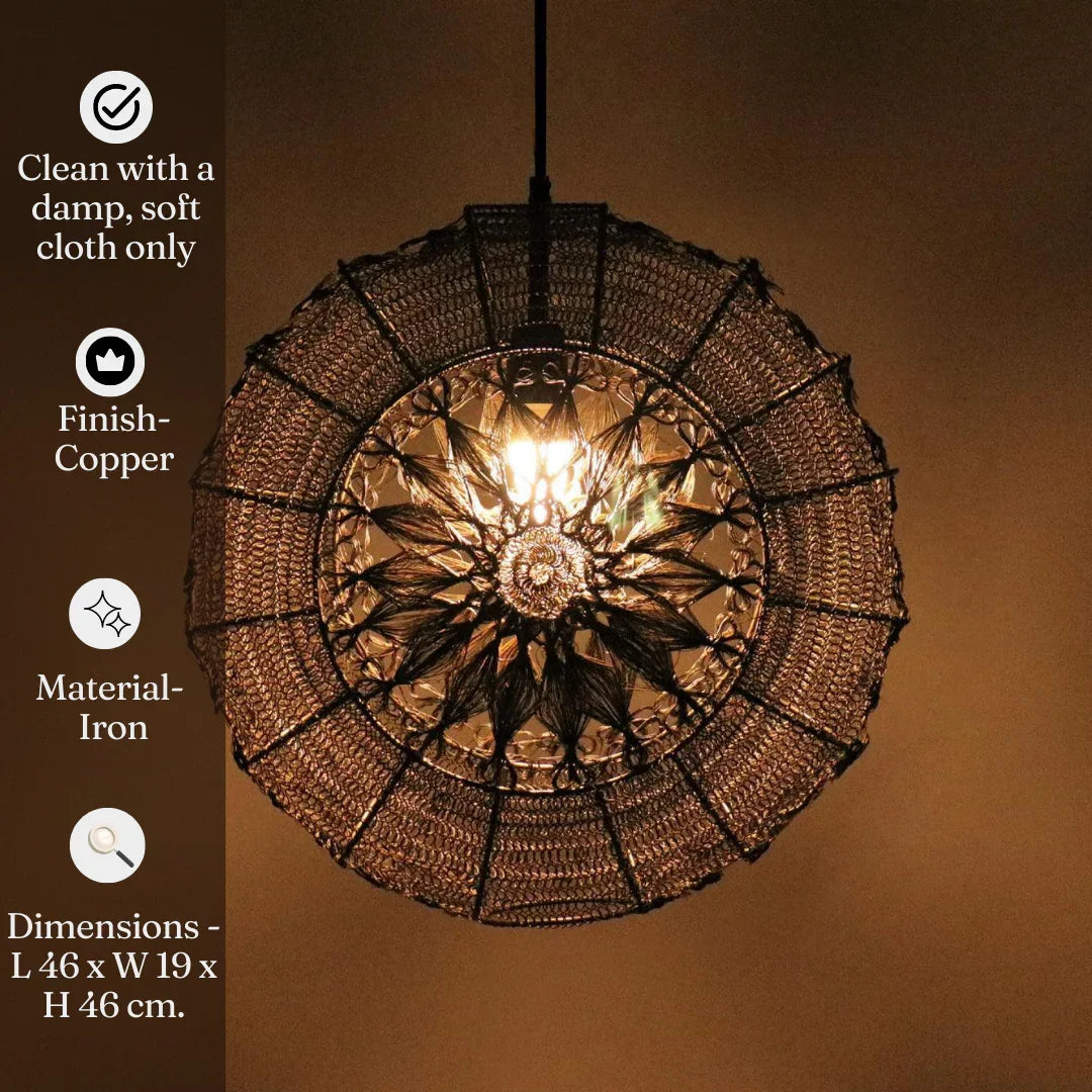 Warind Handcrafted Hanging Lamp | Pendant Light for Home Decor