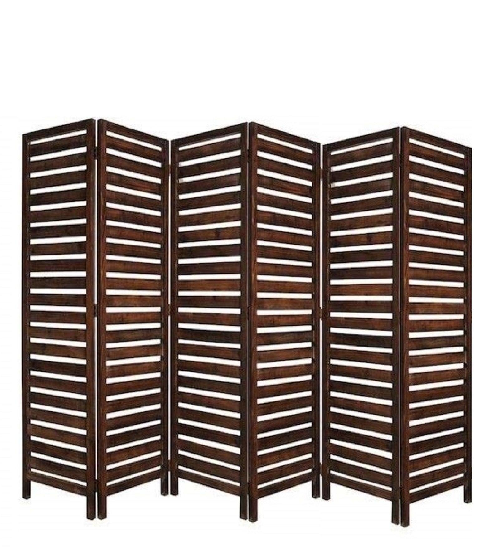 Stylish Panel MDF Jali Room Partition in Mango Wood