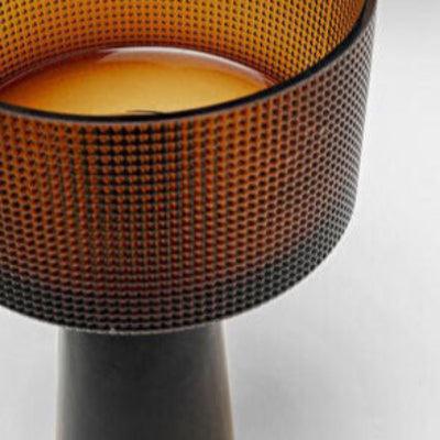 Ebony Stout Glass Flower Vase | Dark Brown Decorative Vase for Flowers | Decorative Flower Pot