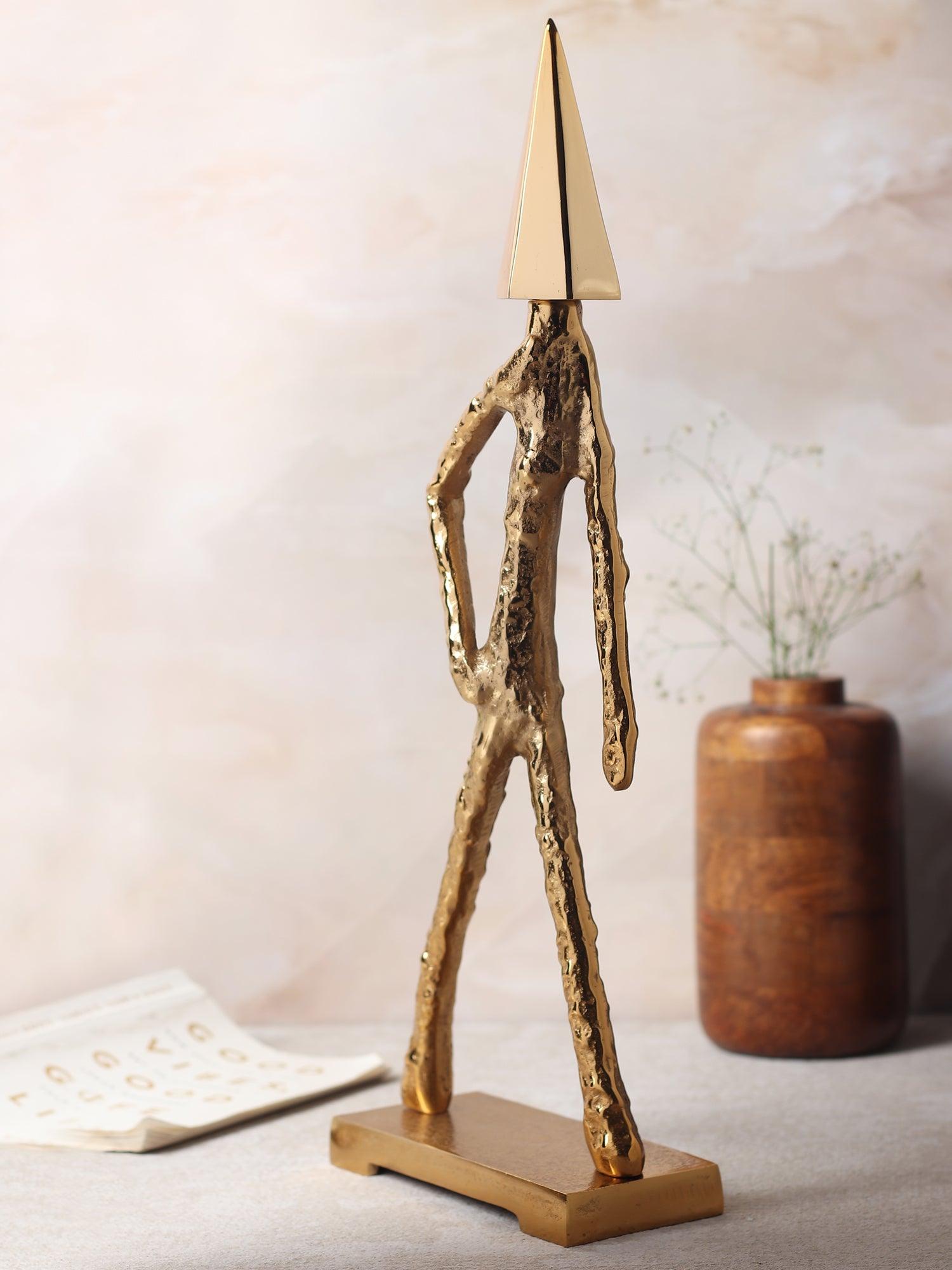 Arrowed Being Sculpture | Designer Showpiece for Living Room & Modern Home Decor Item