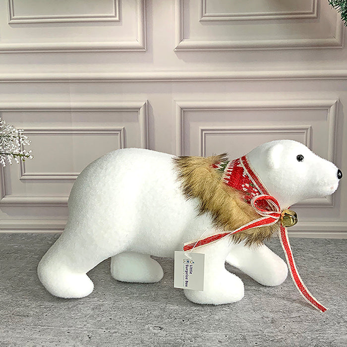 Snow Polar Bear, Christmas winterland Décor and Christmas Decoration