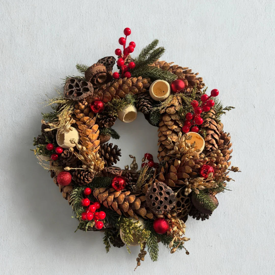 Dried Exotics Wreath | Multicolor