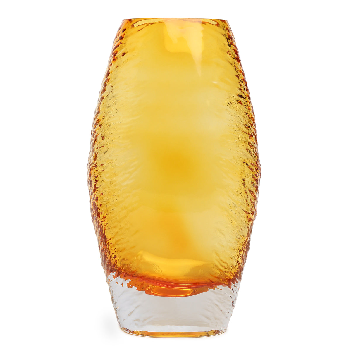Solara Amber Crystal Vase