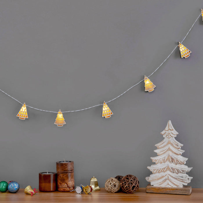 Theo Tree 3-D Bunting | Aesthetic Christmas Lights for Home Decor