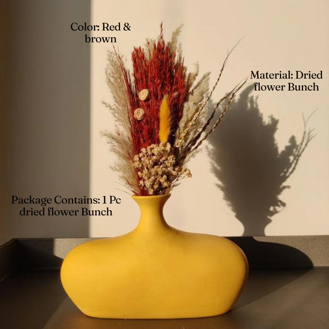 Boho Bunch Dried Flower Arrangement | Rustic Dried Flower Bouquet | Eco-Friendly Floral Bunch