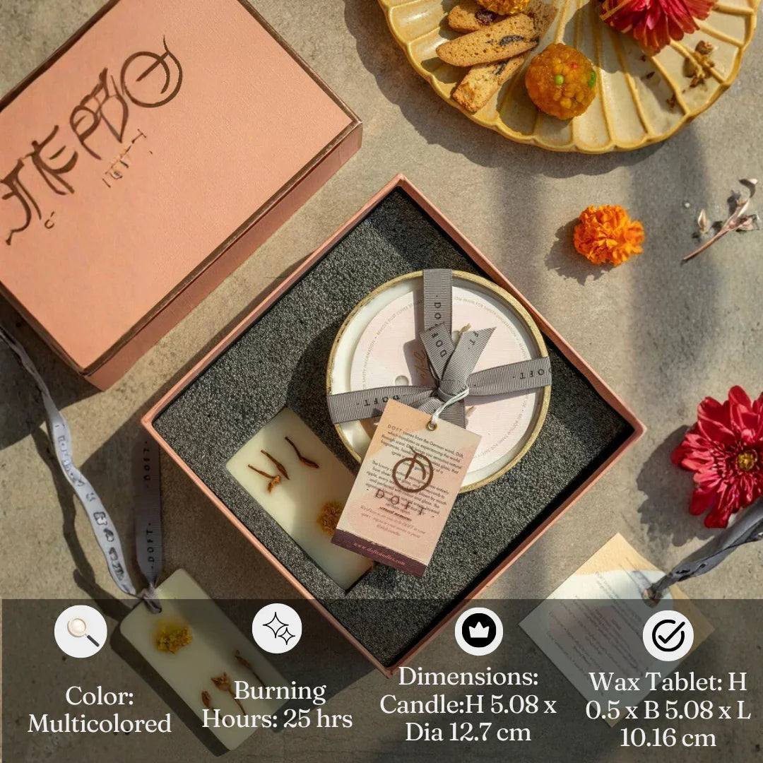 Multicolored Mini Bowl Scented Candles for Decor | Fragrance Candle