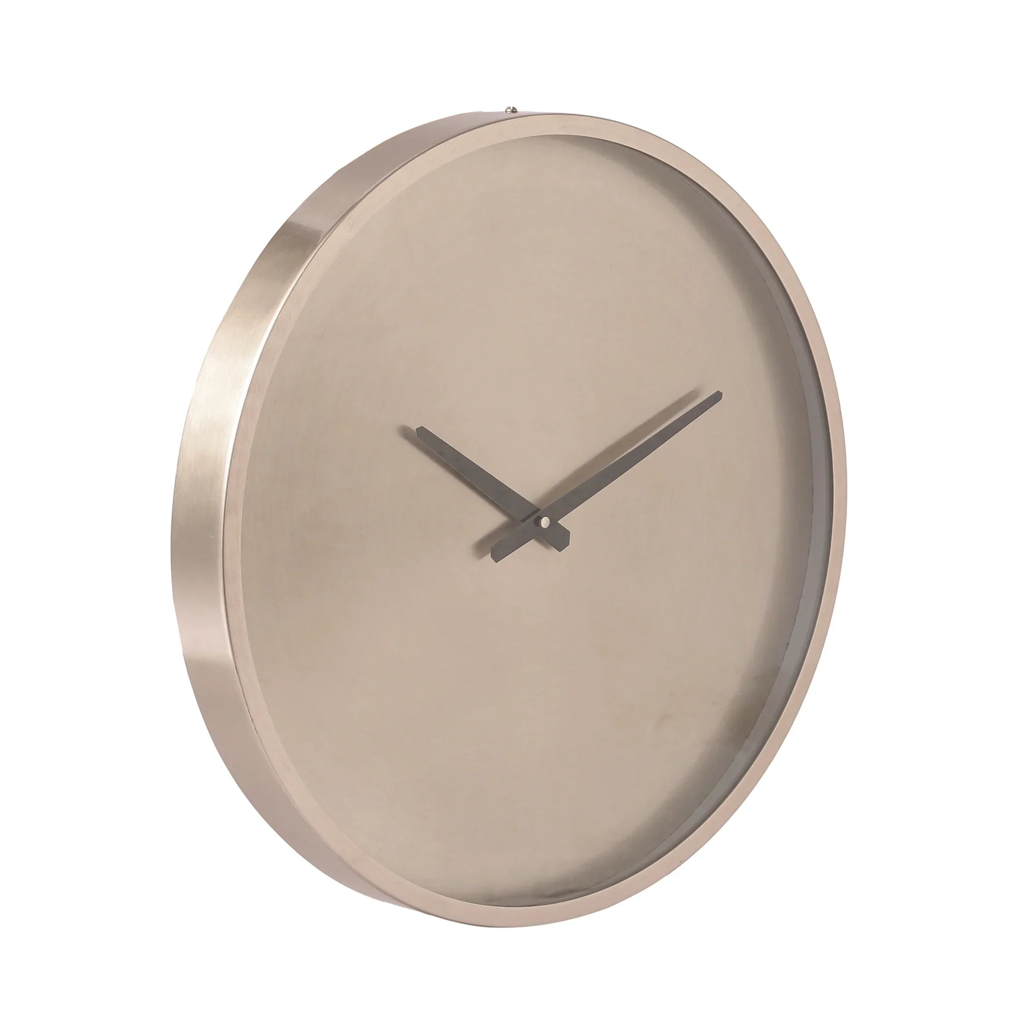 Decorative Round Metallic Wall Clock For Home & Office Decor