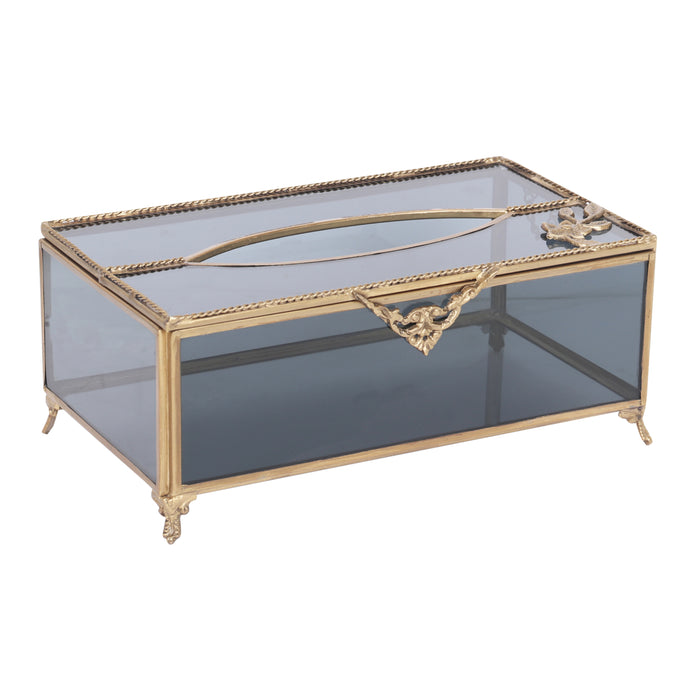 Night's charm Tissue Box with Brass