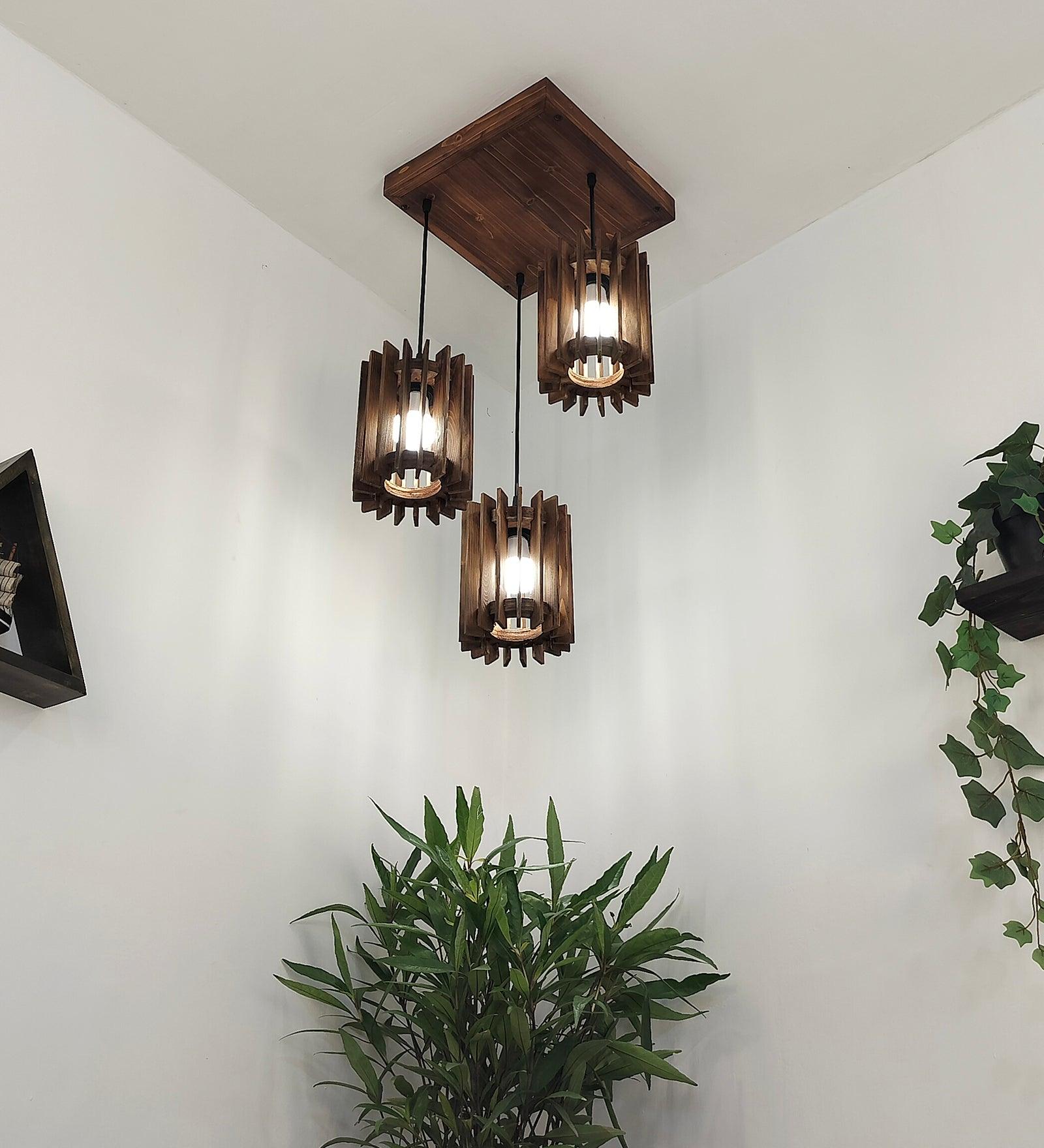 Ventus Brown Cluster Hanging Lamp