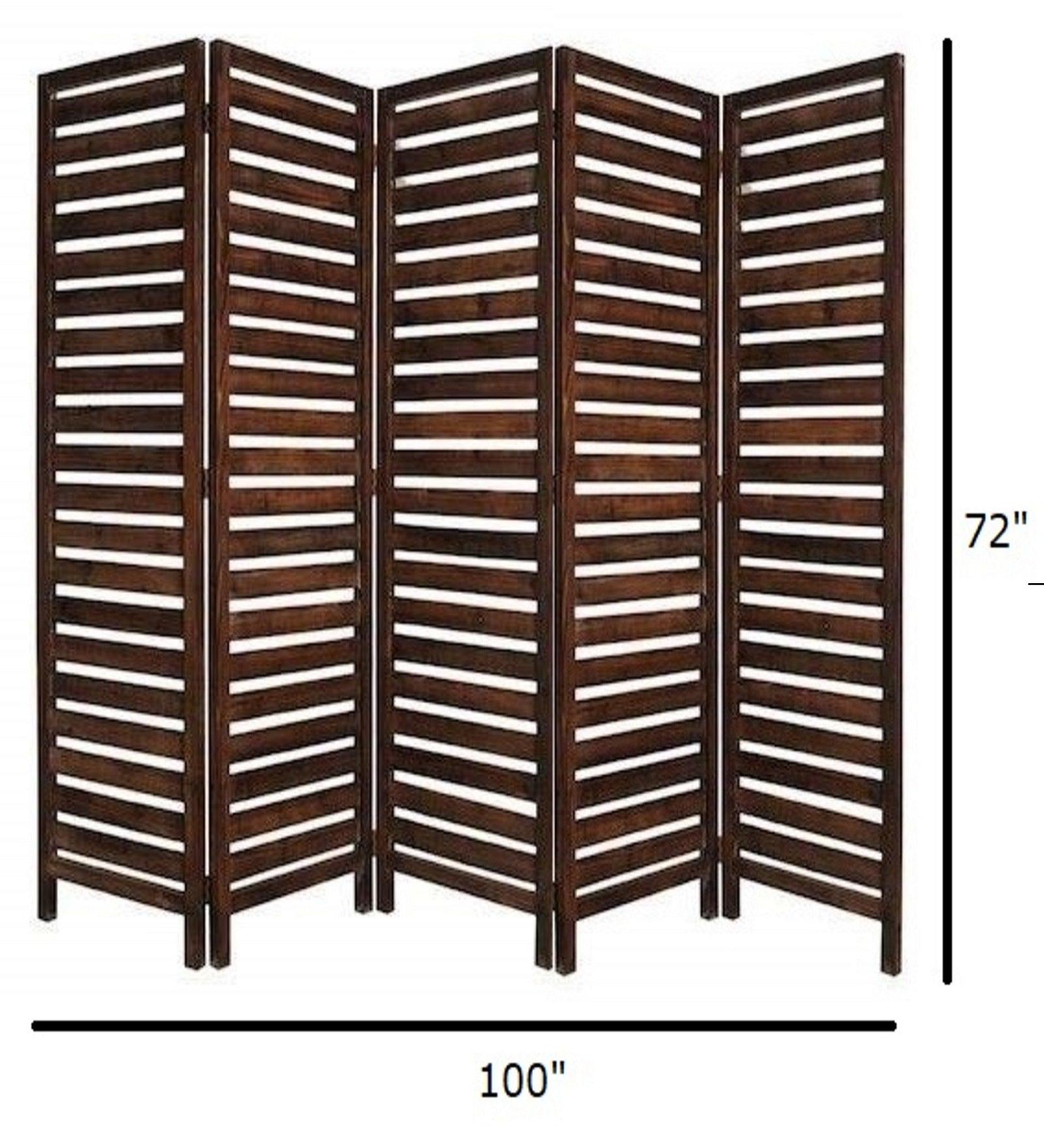 Stylish Panel MDF Jali Room Partition in Mango Wood